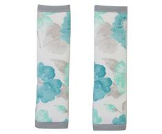 Protecteur de Up-12332 réversible pour chaises de Promenade, Groupe 0 ou Maxicosi et siège de voiture. Fleurs Turquoise