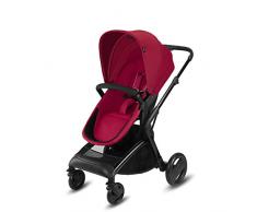 cbx Poussette Combinée Bimisi Pure avec Siège Confort Réversible et Nacelle Pliable pour les Nouveau-Nés, Habillage pluie inclus, Dès la Naissance jusquà 15 kg, Crunchy Red