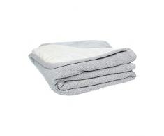 Noukies BB17206.42 Tricoloudoux Couverture Gris Clair 75 x 100 1 Unité