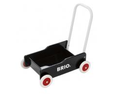 Brio Jouet Premier Age en bois - Chariot de marche - Bois laqué noir