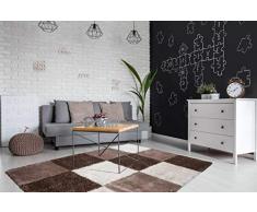 Lalee Tapis De Décoration Polyester, Marron, 160x230cm