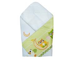 cosing 331–019–79 Coussin de coussin à douille pour bébé Nid dange bébé Coco – 2, hibou vert