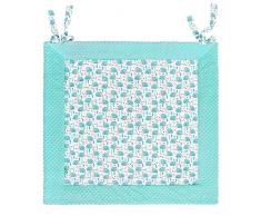 LULANDO Tapis Déveil, Trois Tailles, Coton/Poliester Trois Tailles Disponibles: 120x120 cm, 150x150 cm, 150x200 cm, Couleur: Mint - Hedgehogs, Taille: 150 cm x 150 cm