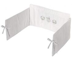 Kuli-Muli 199 Tour de lit Petits animaux Gris