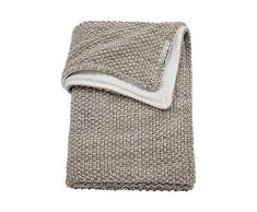 Meyco 2734081 Winter Relief Mix Couverture tricotée pour bébé Sable 75 x 100 cm