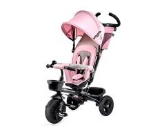 Kinderkraft Tricycle Enfant Évolutif AVEO, 9 mois à 5 ans, Accesoires, Rose