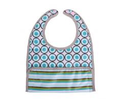 Minene UK LTD Bavoir Motifs cercles (Turquoise)