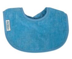 Silly Billyz Bavoir Mini Coton Bio, Bleu, 0 à 2 ans