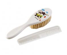 Rotho Babydesign Emmi StyLe! Kamm und Bürste, Ab 0 Monate, Sterntaler Design, StyLe!, Weiß, 200590001CE