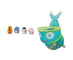 Ludi - 2222 - Aspergeurs - Ferme - Jouets pour le bain + Ludi - 40002 - Grand Filet De Bain - Poisson