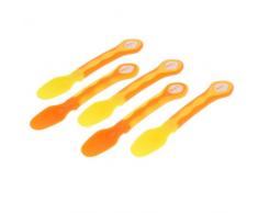 Vital Baby 5 Cuillères - Bout Souple - Orange