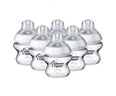 Tommee Tippee Closer to Nature - Pack de 6 Biberons de 150 ml