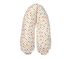 Flexofill 2008-2-536 Midi Coussin dallaitement Motif pois multicolores 170 x 34 cm