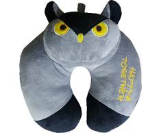 Z 90-51 Coussin de Nuque en Forme de Chouette 3D Marron