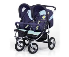 Hauck 512012 Roadster Duo SL H-Fun Chariot à roulettes Bleu