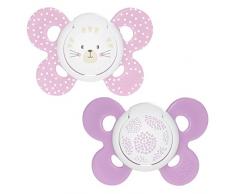 Chicco Sucette Physio Comfort Silicone - Rose - 6-16m