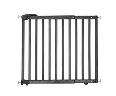 Badabulle Deco Pop Noir | Barrière de Sécurité | Extensible | Fixation Pression & Vis