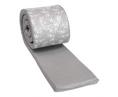 Manostiles Tour de lit en coton bio Motif danois Gris loup