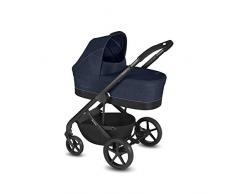 CYBEX Gold Poussette Combinée Balios S avec Nacelle Cot S, De la Naissance jusquà 17 kg (4 Ans Environ), Denim Blue