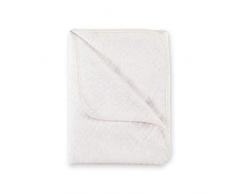 BEMINI - Couverture pour bébé et/ou enfant - 75x100 cm - Beige clair chiné - en Kilty - Mi Saison