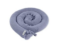 Sterntaler Tour de lit en Tricot Baylee, Taille : 180 x 8 x 8 x 8 cm, Couleur : Bleu