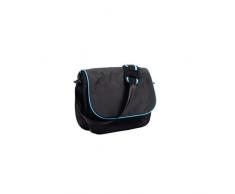 Easywalker Sac à Langer June Noir - Liseret Bleu