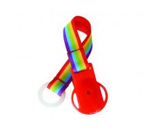 Esska Cliquez Tétine rouge (arc-en-ciel)