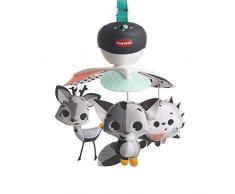 Tiny Love Mobile de Voyage Musical 3 en 1 pour Bébé, 5 Mélodies, Compatible avec les Poussettes, dès la Naissance, Collection Black & White