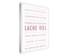 Little Helper LM1624-01G Feel Good Art Tableau sur toile épaisse style moderne