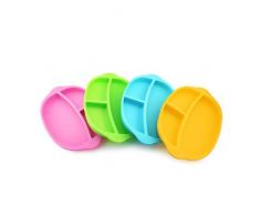 Haakaa Assiette séparée en silicone Vert 255 g