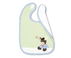 Sterntaler Bavoir en Plastique avec Velcro Emmi, Taille: 26 x 38 cm