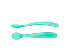 Chicco Ma Première Cuillère Souple Bout en Silicone x 2