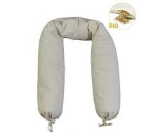 Réducteur – tour de lit de berceau 125 cm diamètre 8 cm – rembourré en balle dépeautre biologique