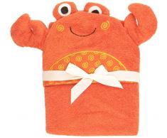 Zoocchini Serviette de Bain Bébé Motif Charlie Le Crabe