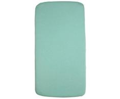 mundo melocotón Interlock Drap Housse Organique pour Berceau Céladon