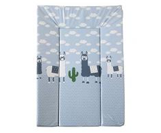 Geuther, Matelas à langer bébé, 54 x 73 cm , Motif : Lama, PVC