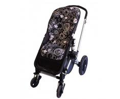 Tris&Ton Maxi tapis de poussette léger et respirant en microfibre + harnais de protection (Trisyton)