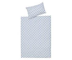 Schardt 13 609 1/761 Parure de lit pour enfant 2 pièces Circle star, bleu.