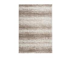 Lalee Tapis De Décoration, 100% polypropylène, Beige, 65x130
