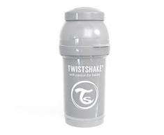 Twistshake Biberon Anti-Colique/Tétine Silicone/180ml Ts Pastel Grey Gris