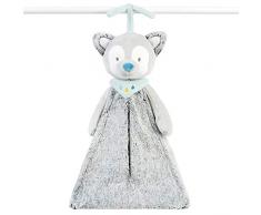 Nattou Sac à Langer Loup Tiloo, 60 x 33 x 12 cm, Tim et Tiloo, Gris