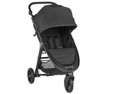 Baby Jogger City Mini GT2 poussette tout-terrain légère, pliage rapide à une main, jais (noir)