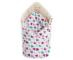 Minky Couverture anti-insectes 100% coton 75 x 75 cm Double face douce et multifonctionnelle pour bébé