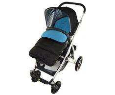 Chancelière/Cosy orteils Compatible avec Cybex Poussette Bleu océan
