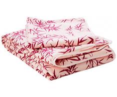 Manostiles Parure de lit pour enfant en coton bio Motif fleur de cerisier