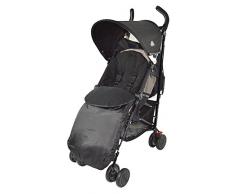 Chancelière/Cosy orteils Compatible avec Buggy Poussette Poussette Landau Noir