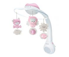Infantino Mobile Projecteur douce nuit rose évolutif en veilleuse puis lampe de chevet 004914