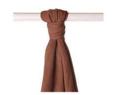 XKKO bmb09 0023 a Couche Serviettes à langer Bambou, allaiter, comme tapis ou couverture légère, couches 90 x 100 cm, marron