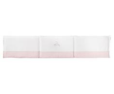 Petit Praia Piu Piu Rosa Entourage de Lit Blanc/Rose 70 x 140 cm