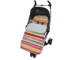 Polaire Universal Chancelière pour sadapter au Quinny Candy à rayures Bleu